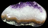 Purple Amethyst Crystal Heart - Uruguay #50878-1